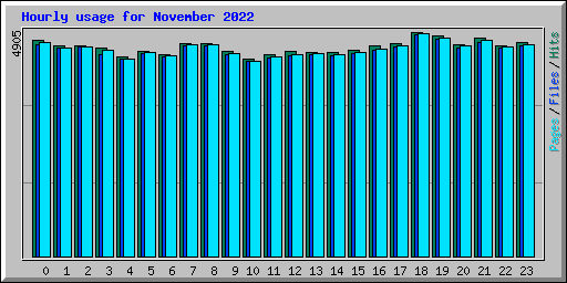 Hourly usage for November 2022